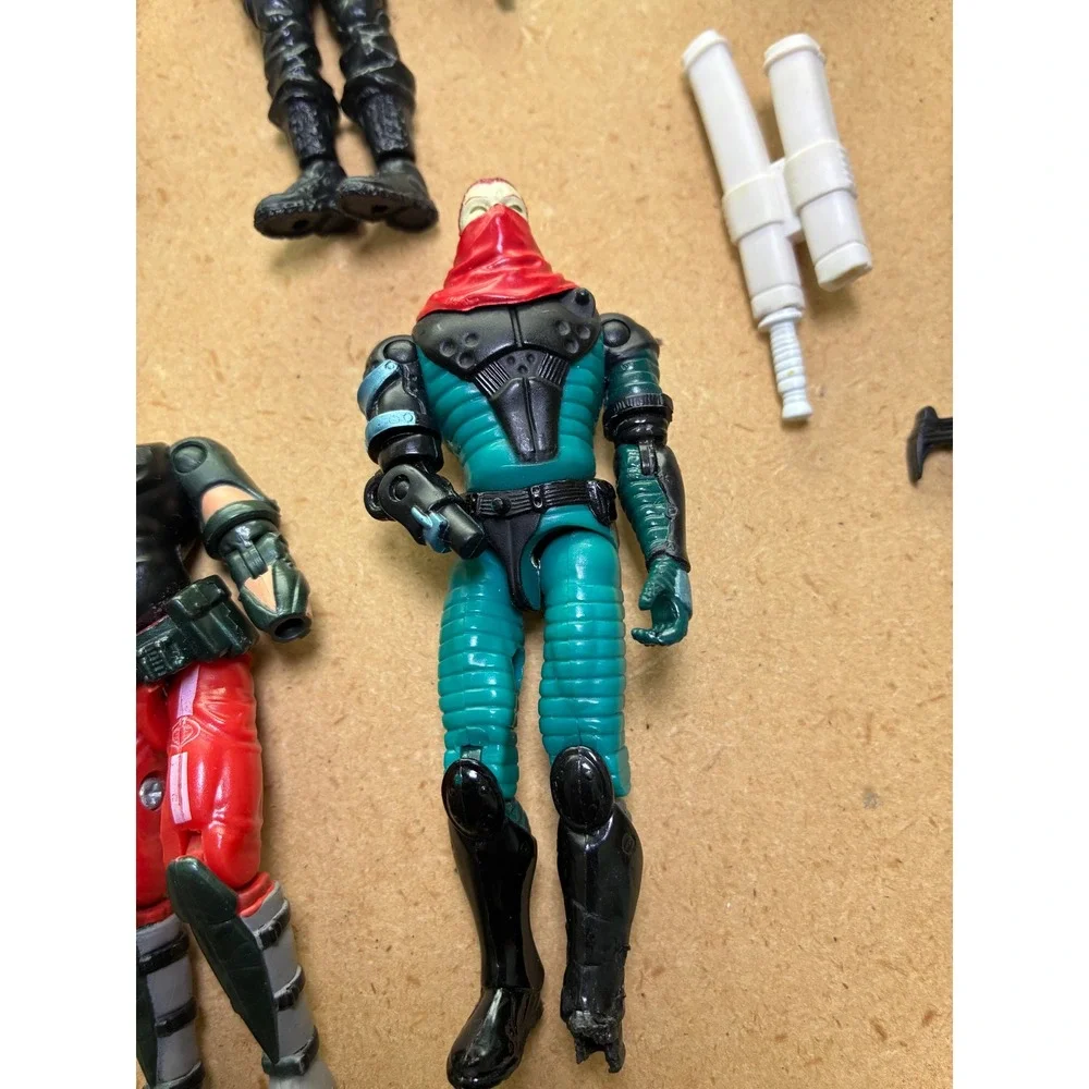 GI Joe Parts Lot Zartan v4 Overkill v2 Snake Eyes v23 Storm Shadow 2002-09